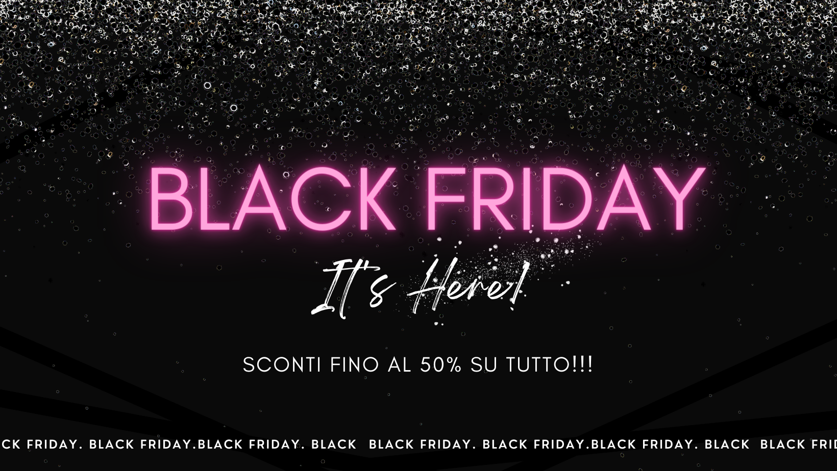 Black and White Modern Black Friday Sale Facebook Cover